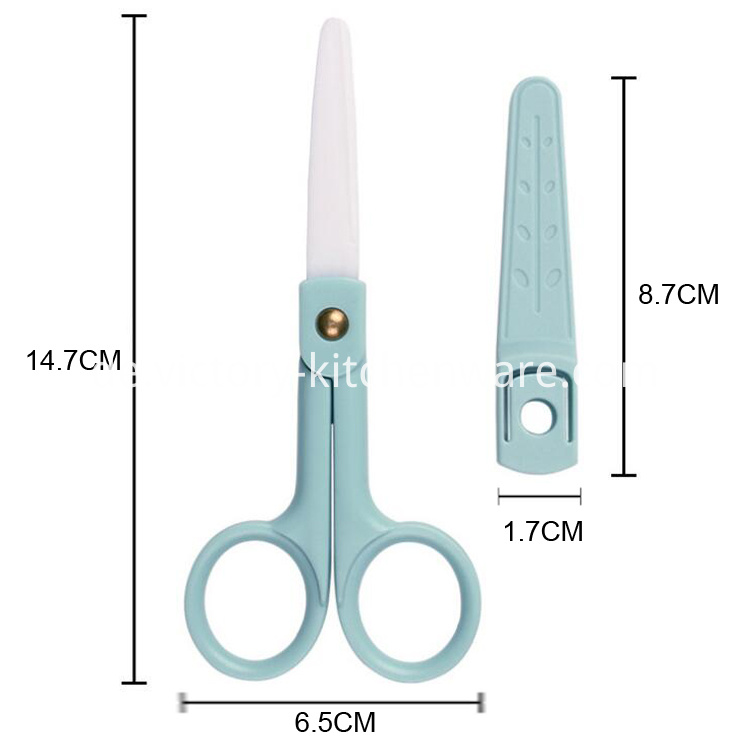 Baby-Lebensmittel-Sicherheitsschere Baby food safety scissors